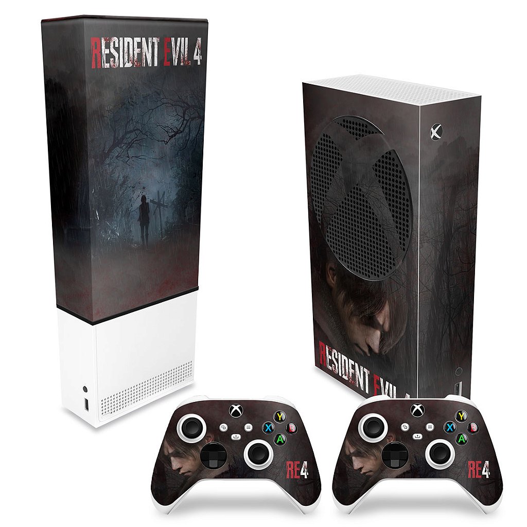 Skin xbox one fat Adesiva Resident Evil 4 Remake em Promoção na