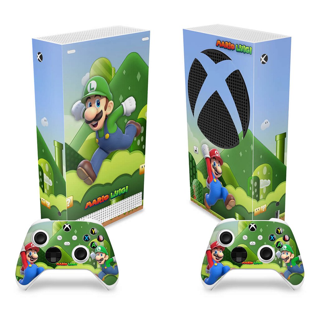 Capa Compatível Xbox 360 Fat Anti Poeira - Mario & Luigi - Pop