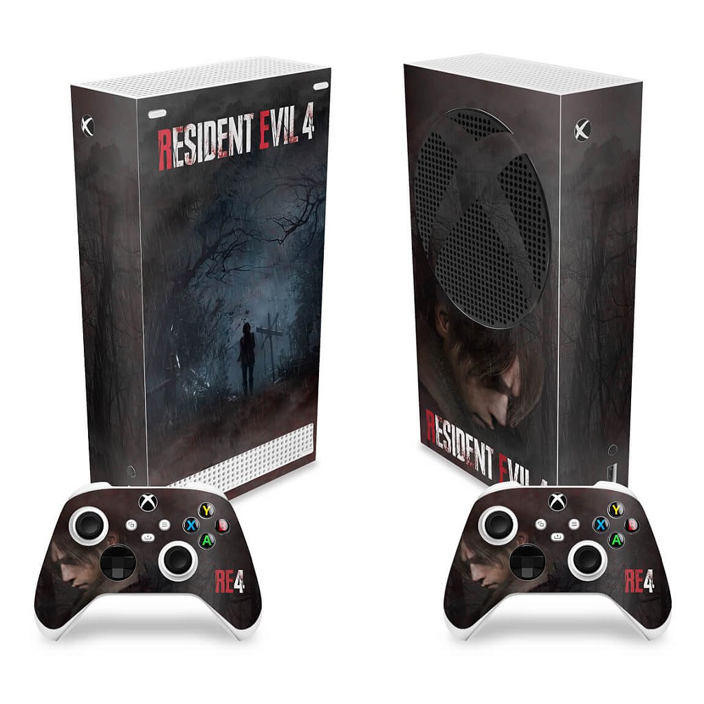 Skin xbox one X Adesiva Resident Evil 4 Remake em Promoção na Americanas