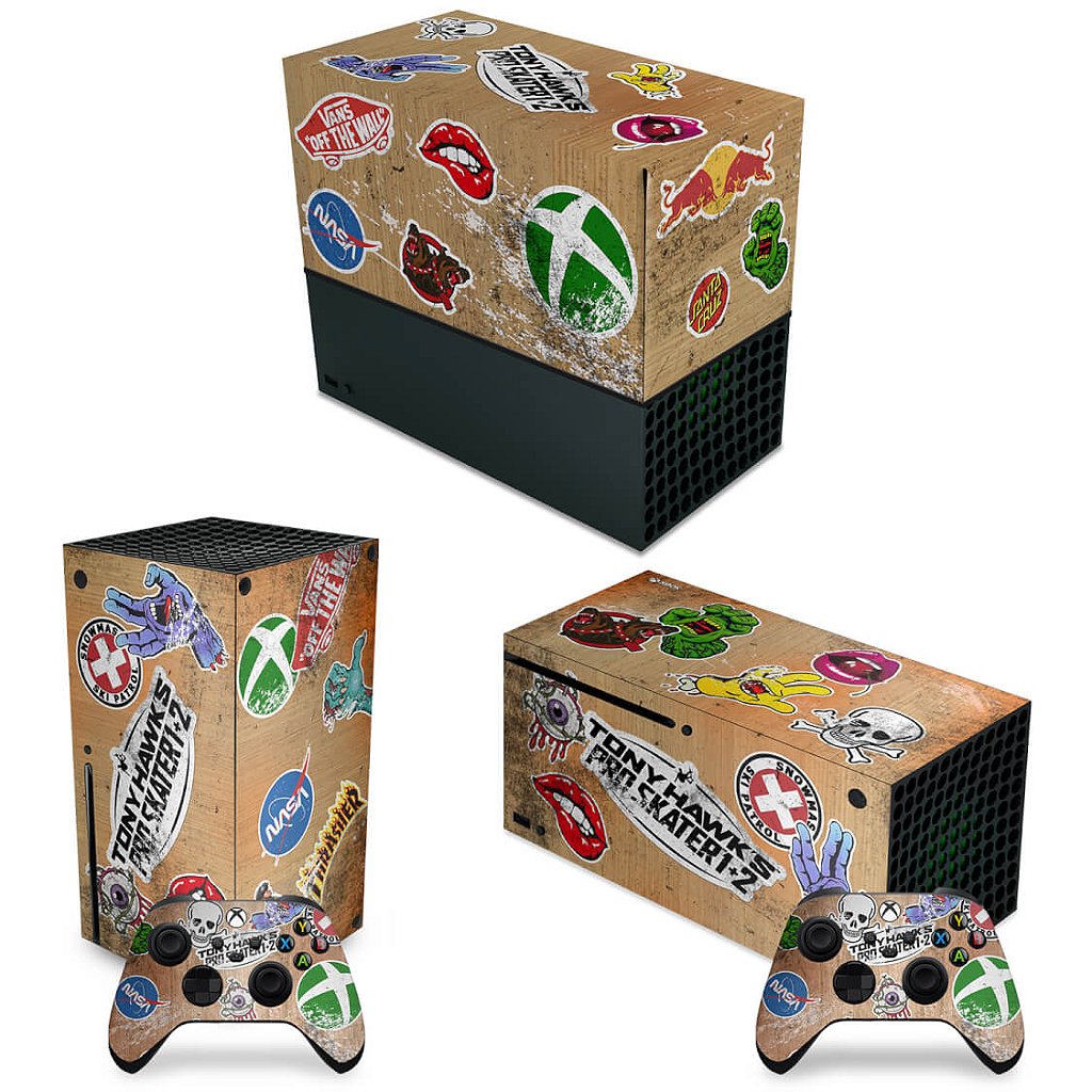 KIT Capa Case e Skin Xbox Series S X Controle - Street Fighter V - Pop Arte  Skins