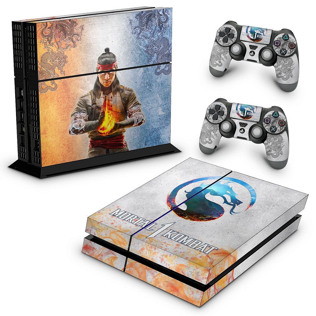 Xbox One Slim Skin - Mortal Kombat 1 - Pop Arte Skins Atacado