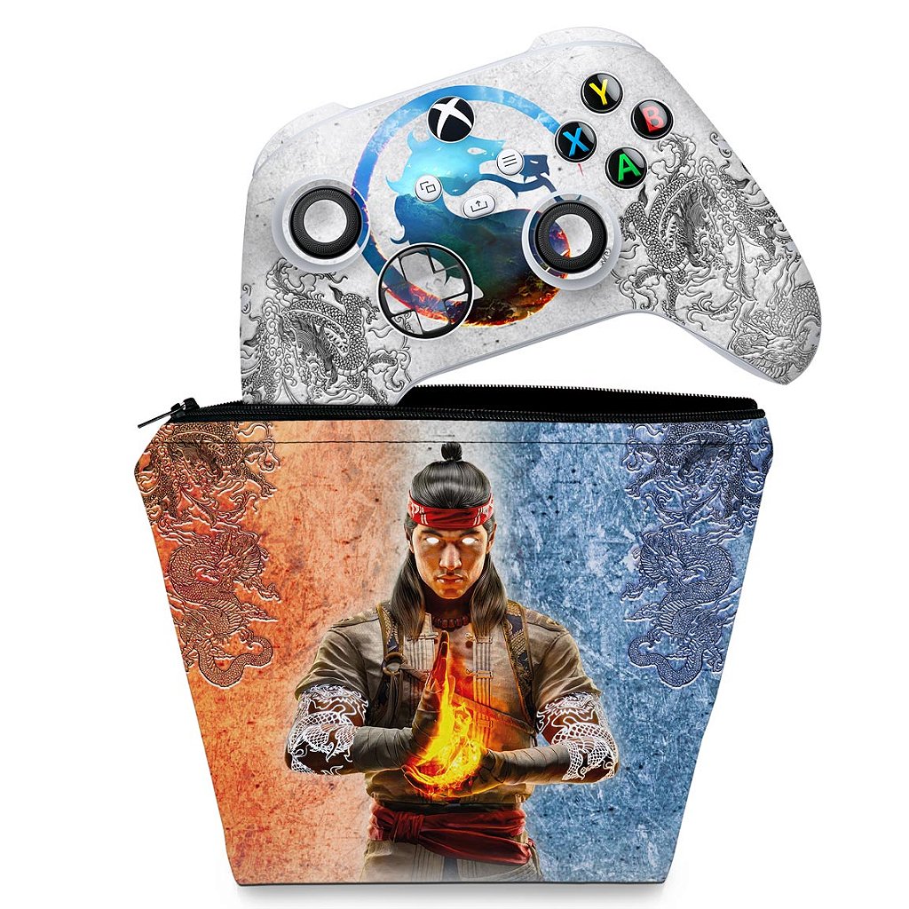 Capa Xbox 360 Controle Case - Mortal Kombat X #a em Promoção na Americanas