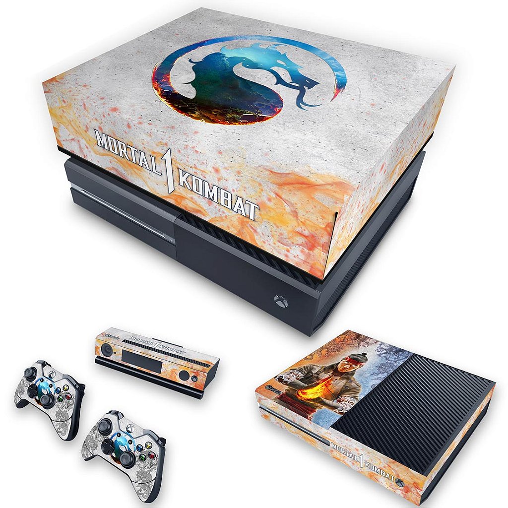 Xbox One Slim Skin - Mortal Kombat 1 - Pop Arte Skins Atacado