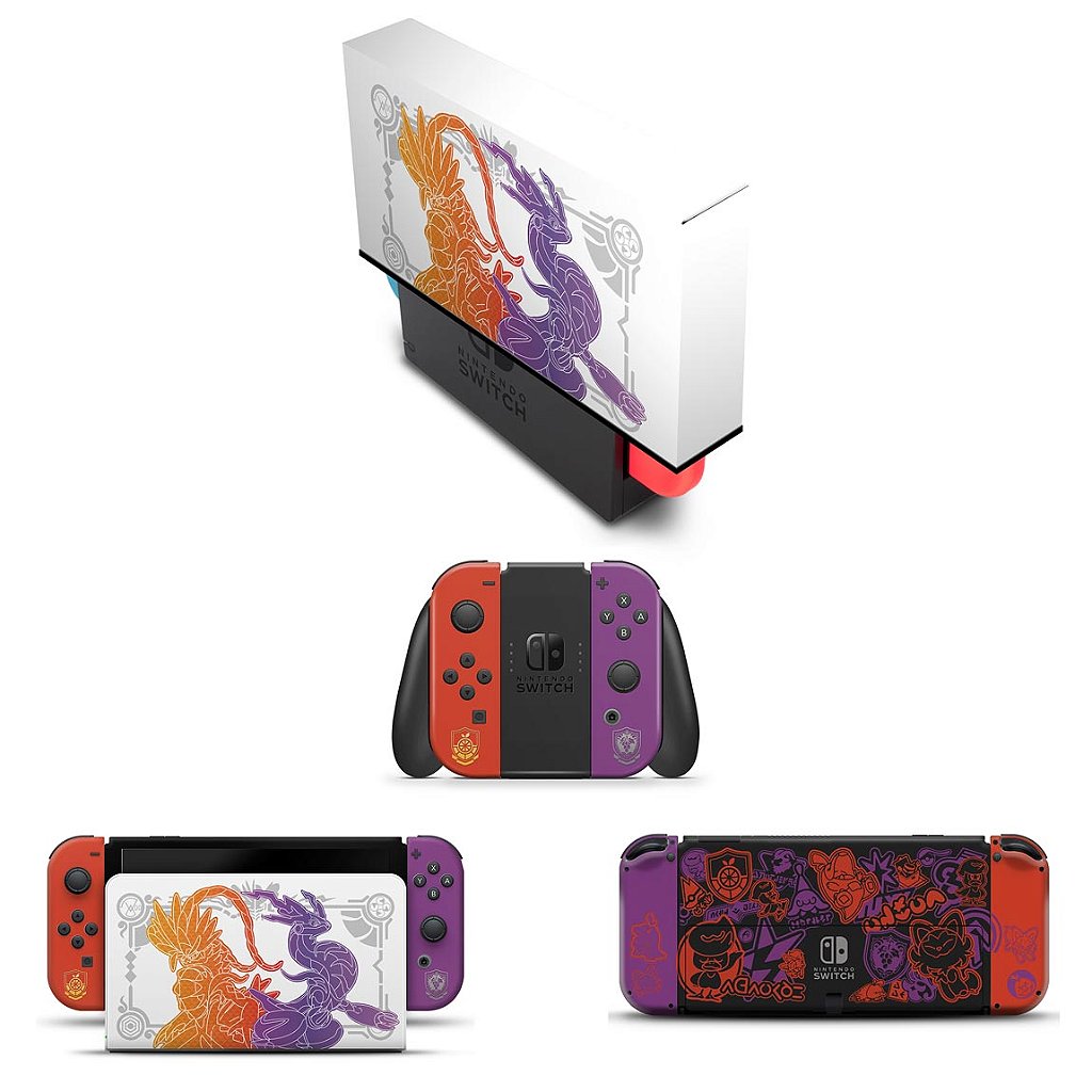 KIT Nintendo Switch Skin e Capa Anti Poeira - Sonic Mania - Pop