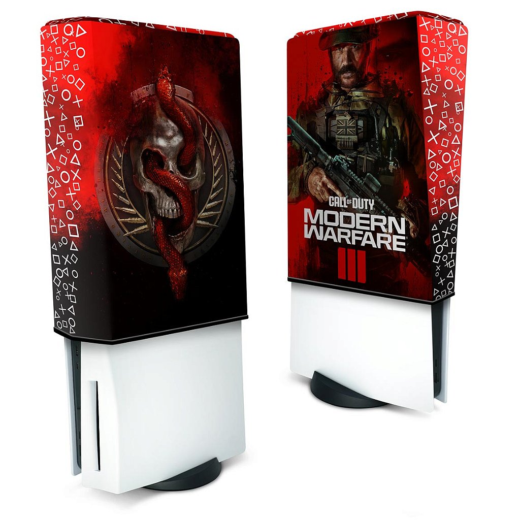 Capa Compatível PS3 Super Slim Anti Poeira - Modern Warfare 2 - Pop Arte  Skins - Outros Games - Magazine Luiza