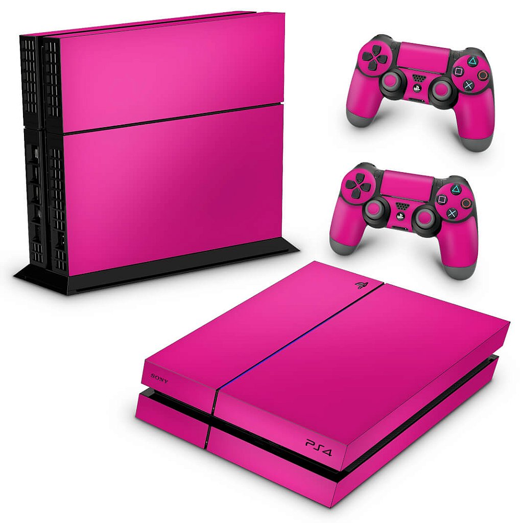 Skin Game Adesiva PS4 PRO Princesa Tema Rosa Adesivo Vinil