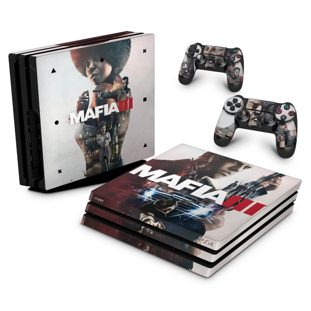 Skin PS4 Controle - Mafia 3 - Pop Arte Skins