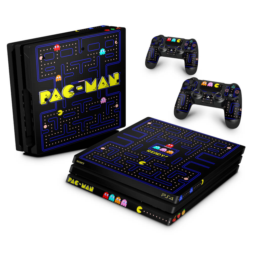 Capa playstation 4 pro pac man