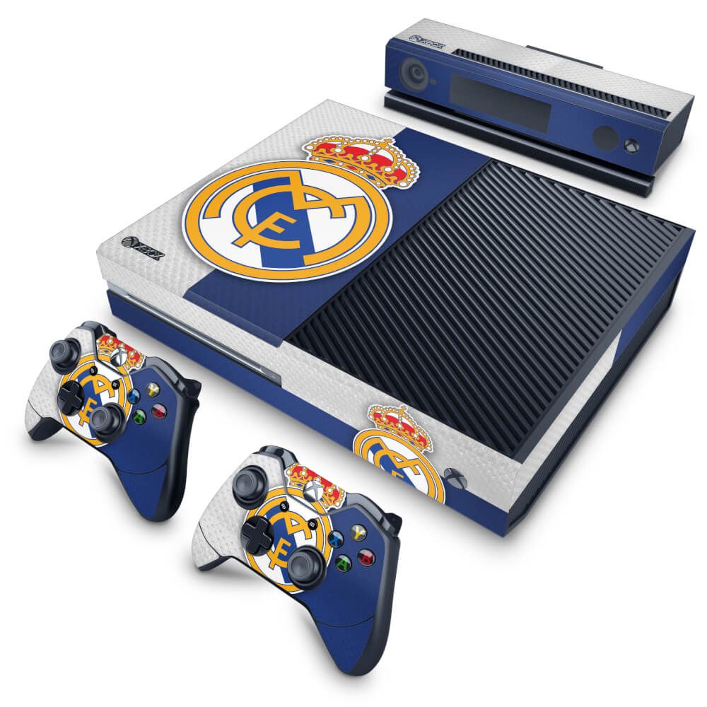 Skin Real Madrid Adesivo Playstation 4 FAT PS4 Futebol