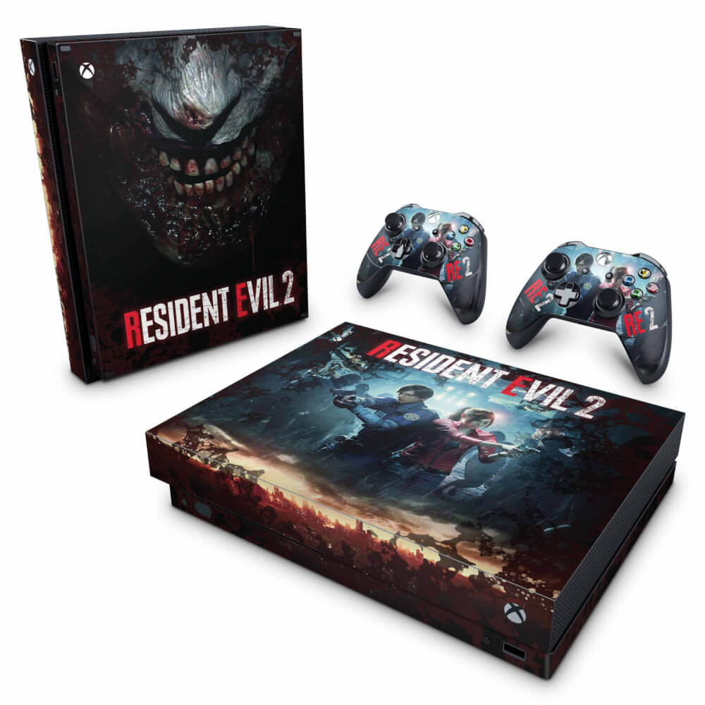 Xbox One Fat Skin - Resident Evil 2 Remake - Pop Arte Skins Atacado