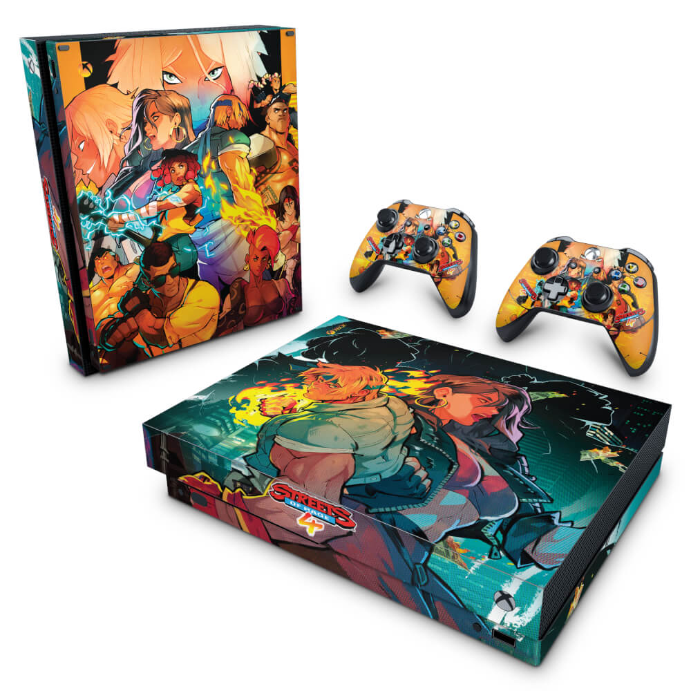 Skin Xbox One Slim X Controle - Sunset Overdrive - Pop Arte Skins