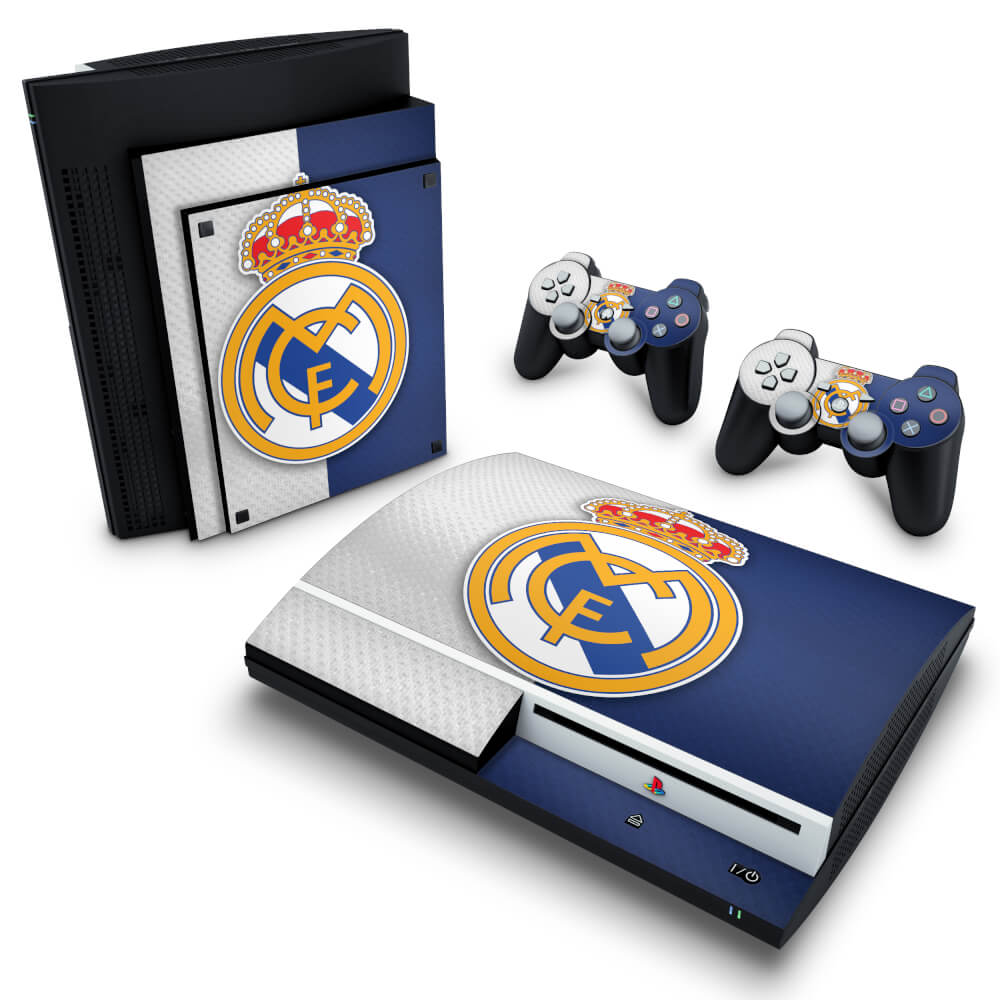 Skin Real Madrid Adesivo Playstation 4 FAT PS4 Futebol