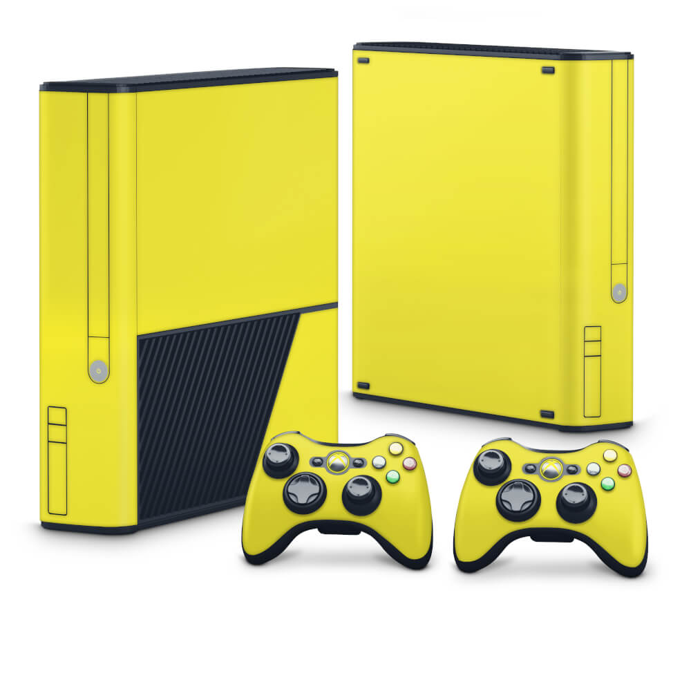 Xbox 360 Super Slim Skin - Fibra de Carbono Cinza Grafite - Pop