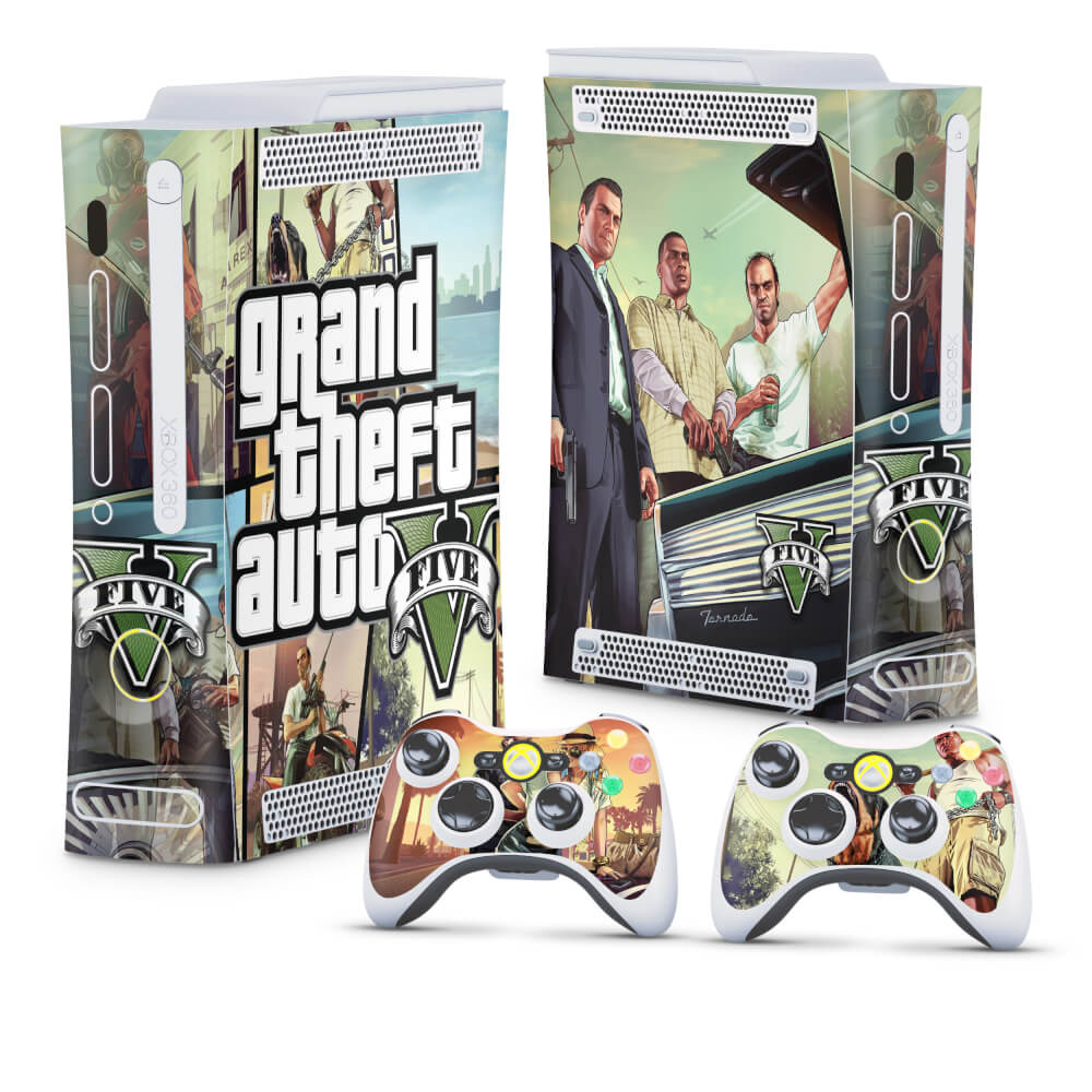 Capa Xbox 360 Controle Case - Gta V - Pop Arte Skins