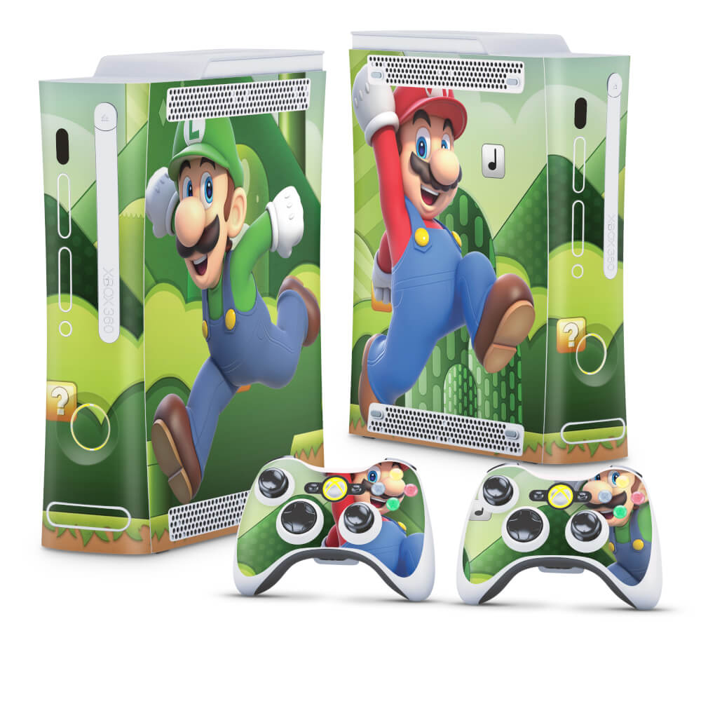 Xbox 360 Super Slim Skin - Mario & Luigi - Pop Arte Skins