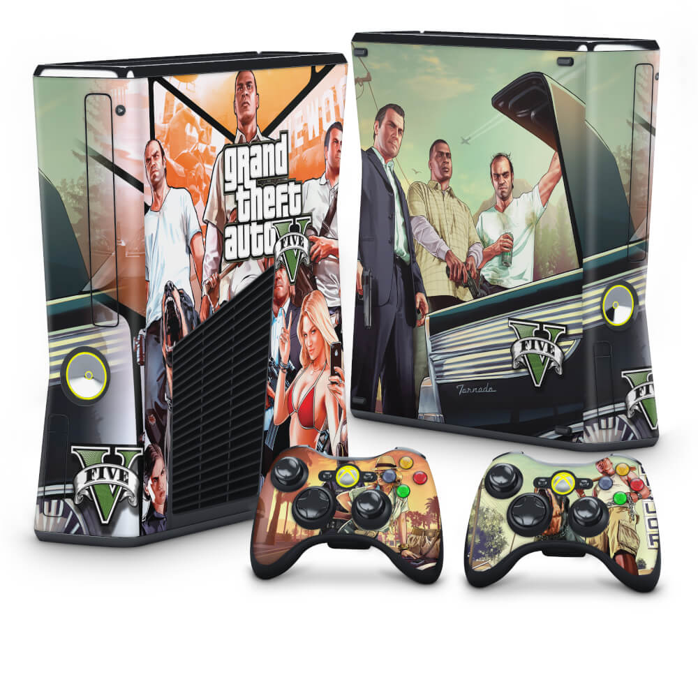 Capa Xbox 360 Controle Case - Gta V - Pop Arte Skins