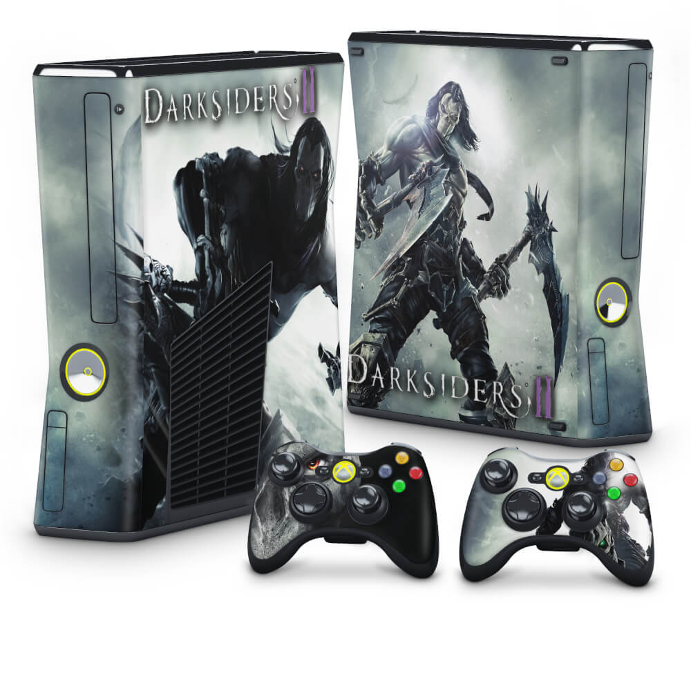 Xbox 360 Slim Skin - Azul Escuro - Pop Arte Skins