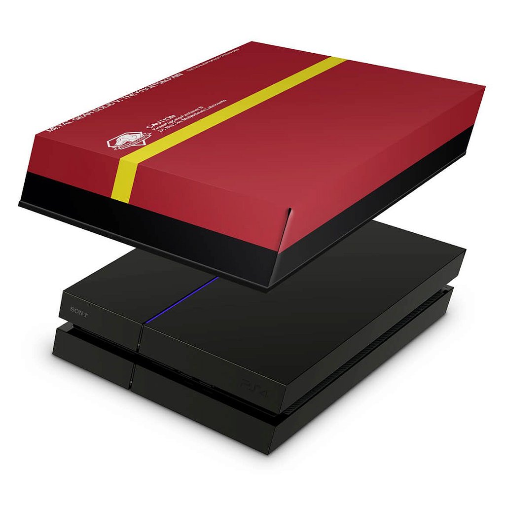 Skin Ps4 Fat Slim Pro Metal Gear Edition - Escorrega o Preço