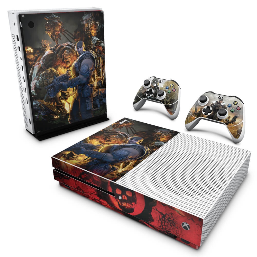Xbox One Slim Skin - Gears of War 4 - Pop Arte Skins