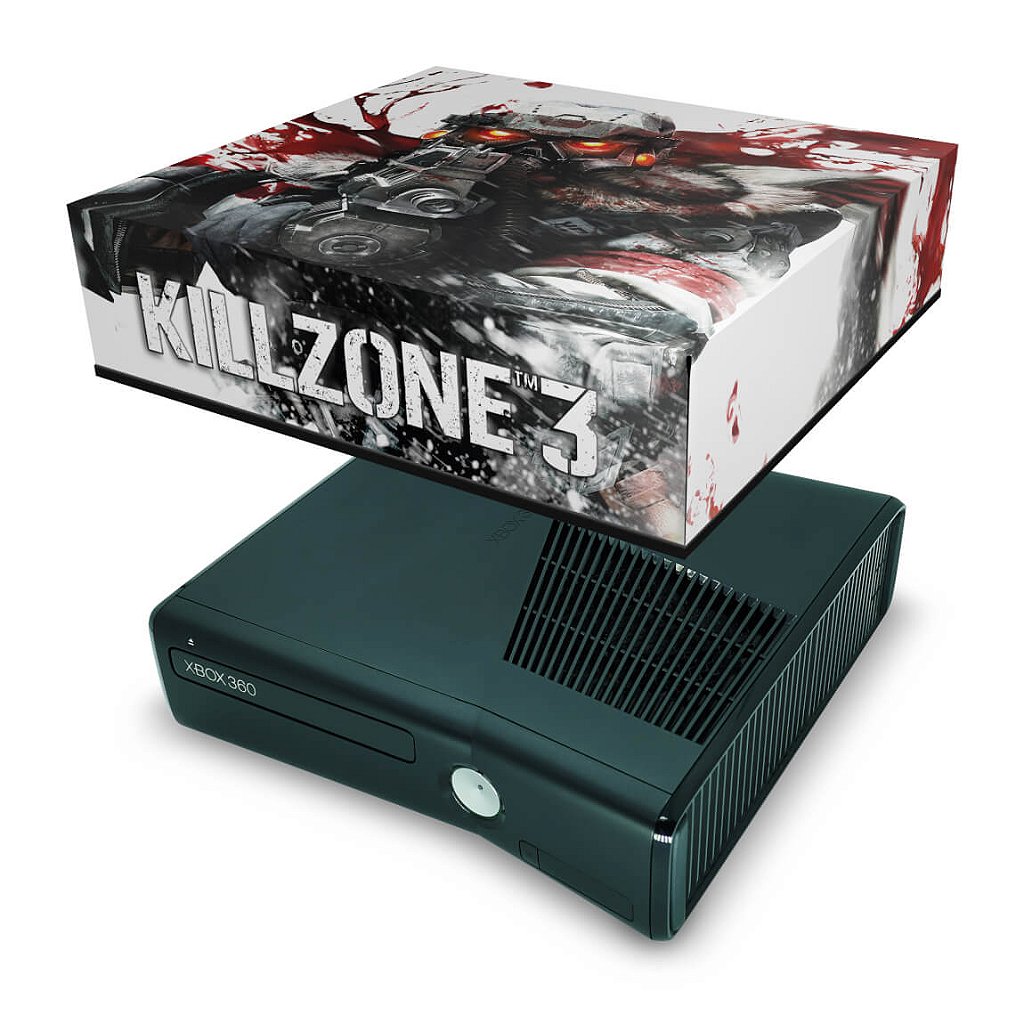 Xbox 360 Super Slim Capa Anti Poeira - Killzone 3 - Pop Arte Skins