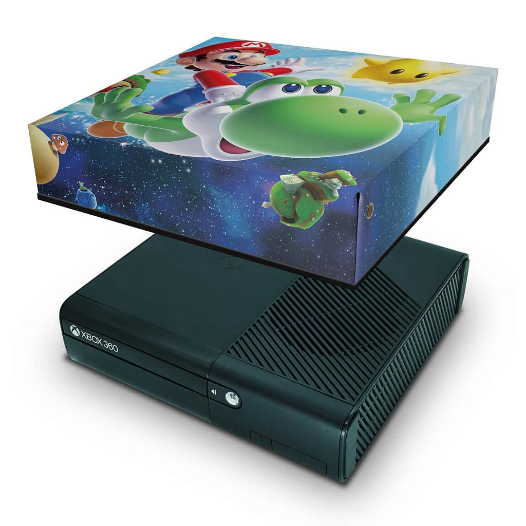 Xbox 360 Super Slim Capa Anti Poeira - Super Mario Bros. - Pop Arte Skins