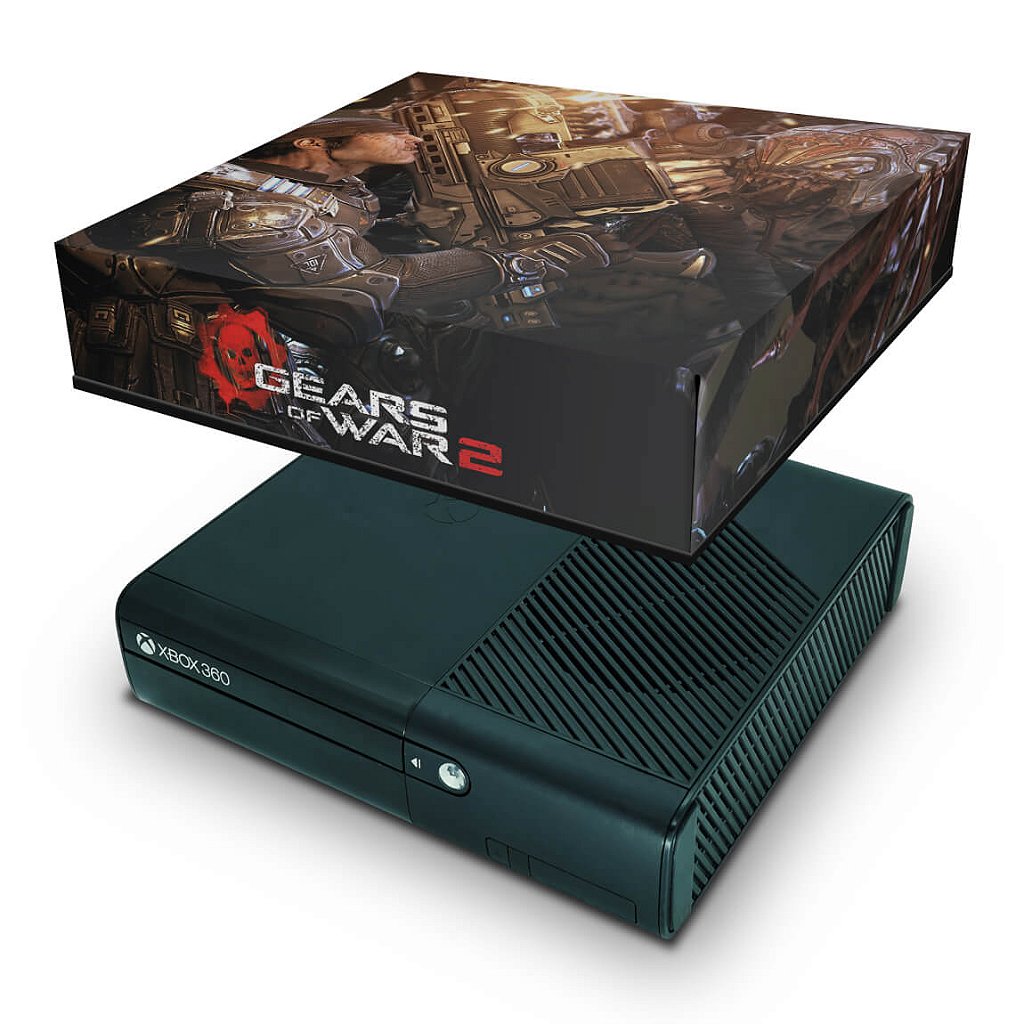 Equipe seu Xbox 360 com um case de Gears of War 3