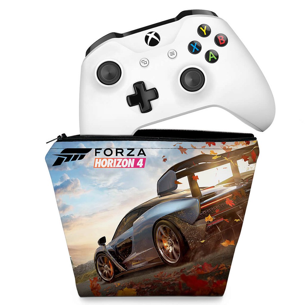 KIT Capa Case e Skin Xbox One Slim X Controle - Need for Speed