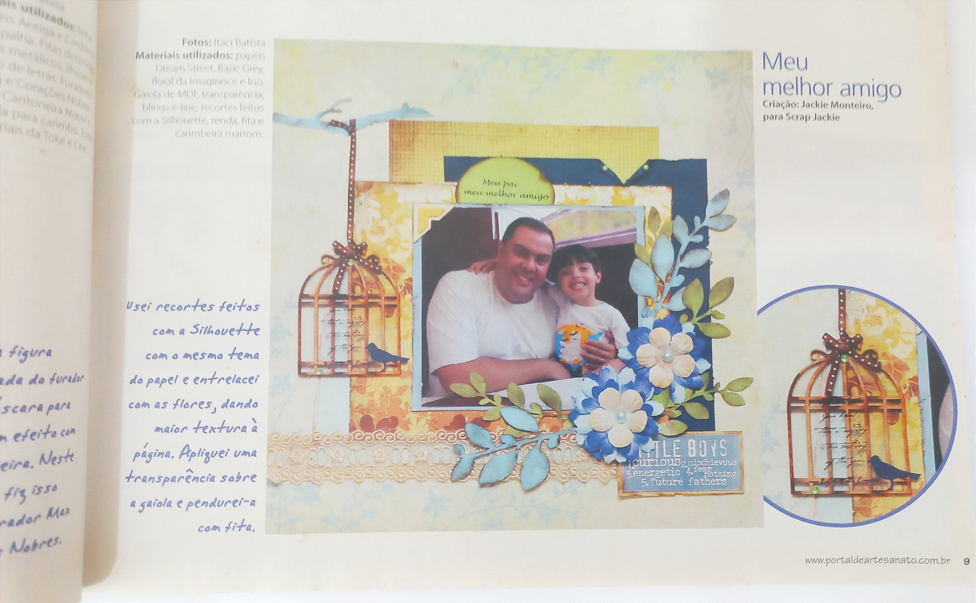 Álbum de Scrapbook Criado