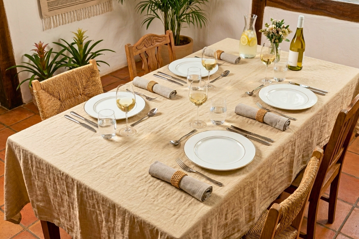 Aparelho de jantar porcelana mesa posta elegante