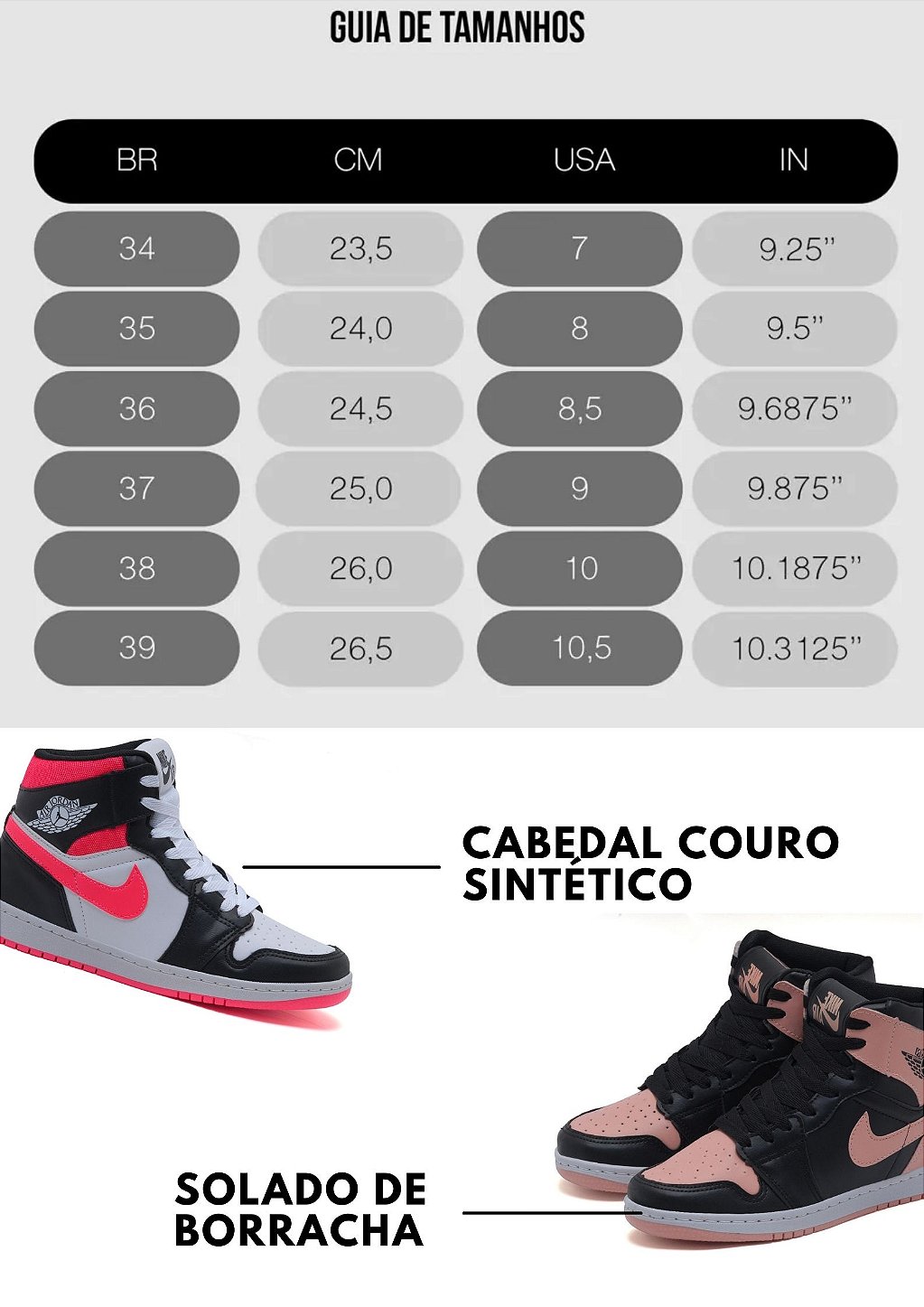 Combo 2 Pares NK Air Jordan Feminino - Preto/Nude - Branco/Rosa -  calcadosmm.com.br