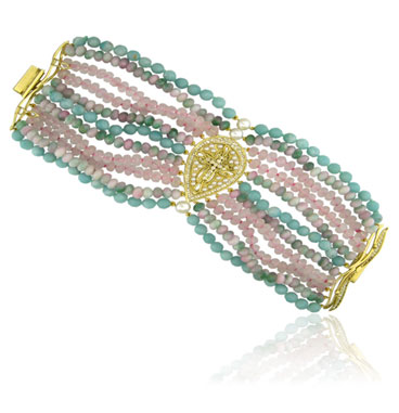 pulseira feminina com quartzo