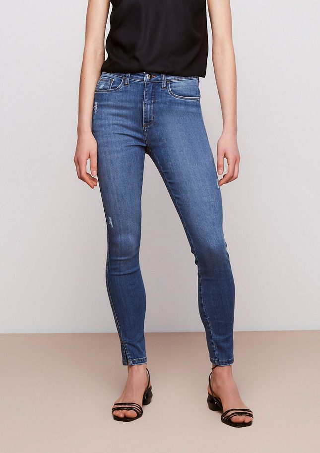 Calça Jeans Super Skinny Dzarm cintura média :) - Renata Baldam Store