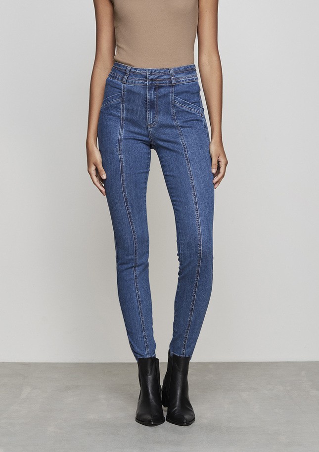 Calça Jeans Skinny Ultra Stretch Cintura Alta :) - Renata Baldam Store