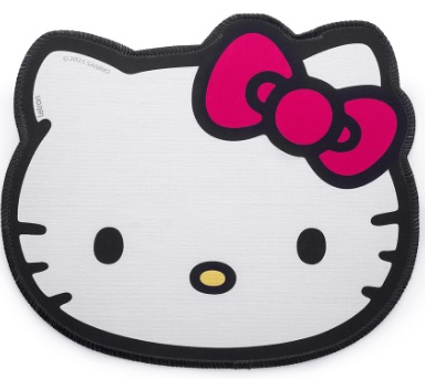 Mouse Pad Hello Kitty Formato, Letron - Happier - Papelaria divertida