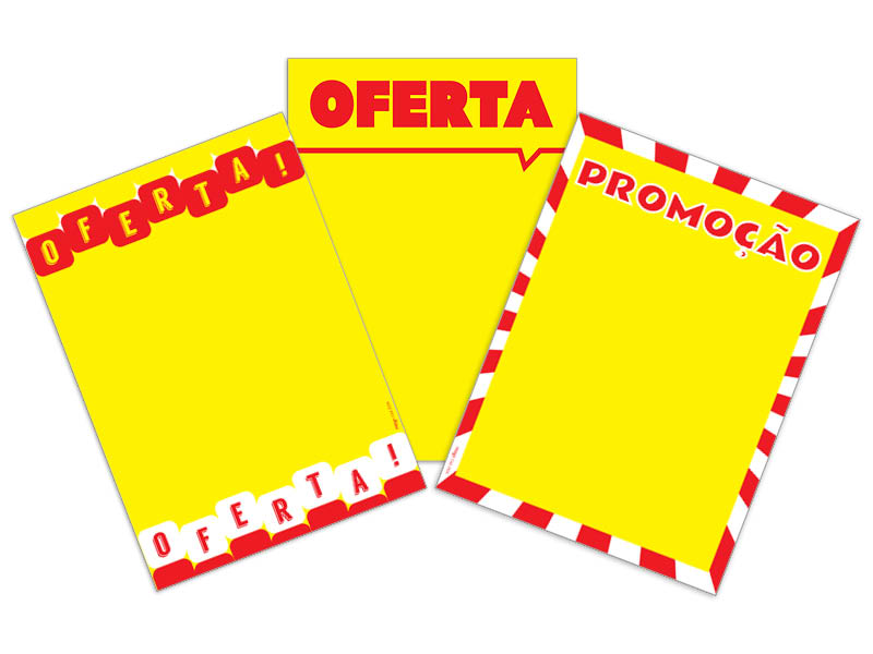 Kit de Cartazes de Oferta - 30 unidades - K12