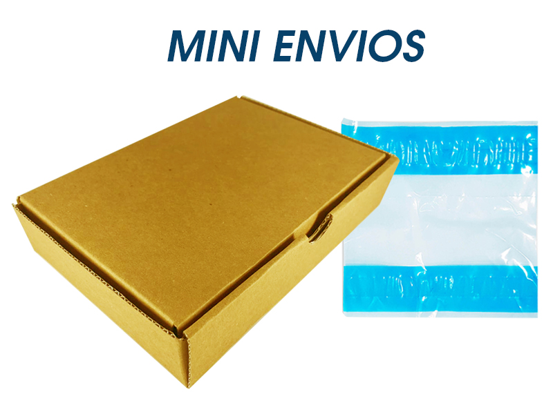 Kit para E-commerce Mini Envios 10 Caixas 16x11x3cm + 10 Sacos Canguru