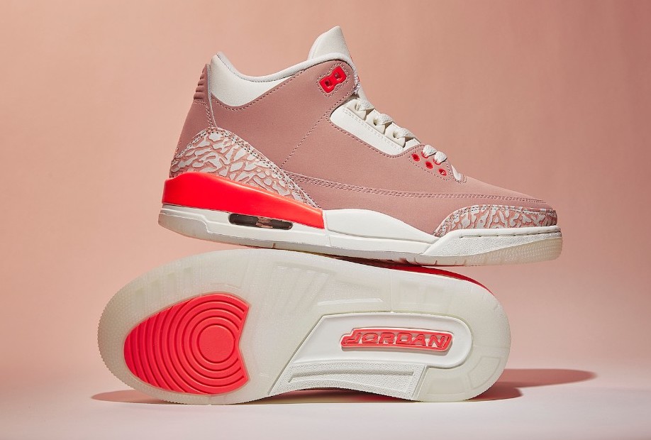 Air Jordan 3 Retro Wmns Rust Pink Feminino Womens Feet Feitopraelas