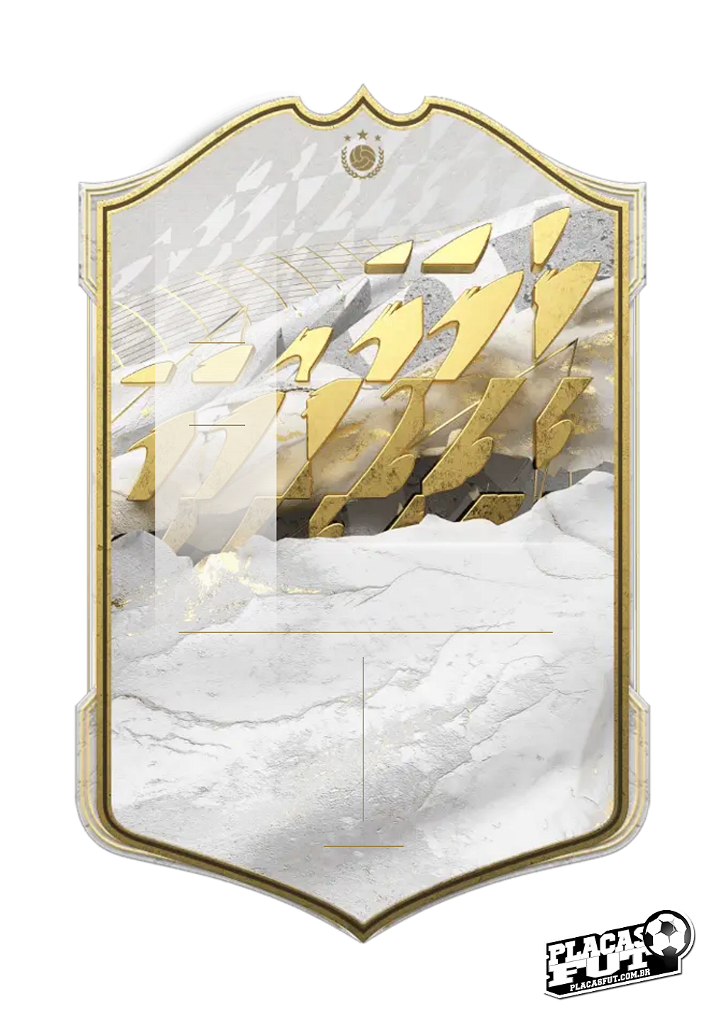 Quadro SEU CARD PRIME ICON LEGENDS - PlacasFUT