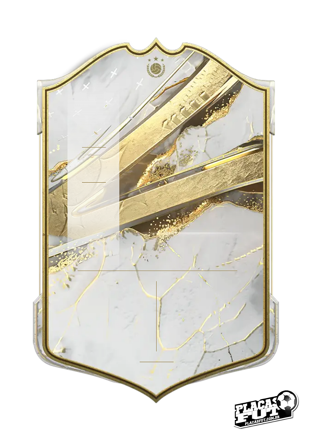 Quadro SEU CARD PRIME ICON LEGENDS - PlacasFUT