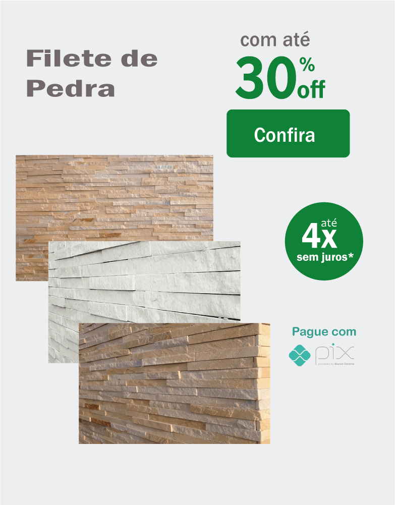 Caco de Pedra Ferro Ferrugem 1m² - Global Pedras