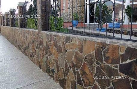 Pedra Ferro Ferrugem Tamanho 10x10cm Pacote com 1m² - Global Pedras