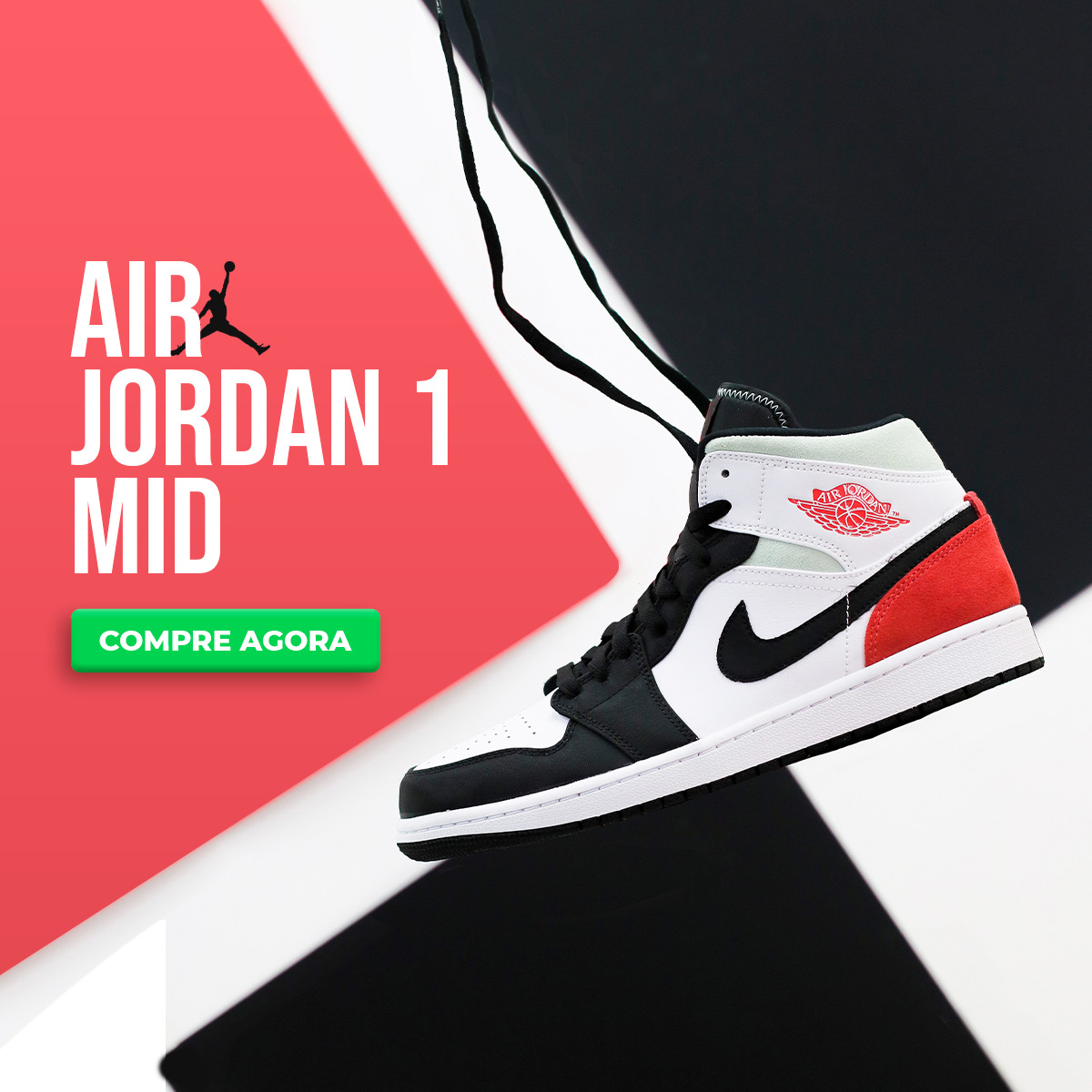 Tênis Air Jordan 1 Mid Very Berry - Mundo Rua - Sneakers, Skate e Graffiti  Shop