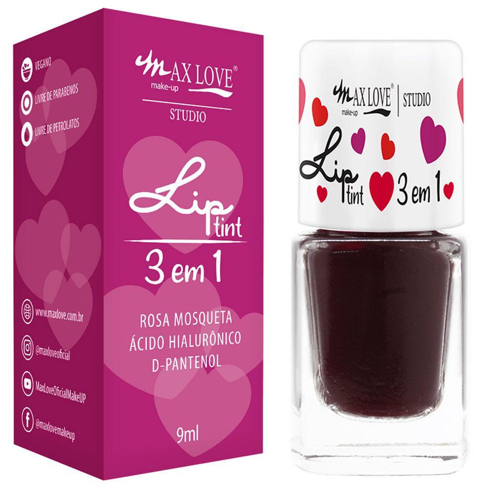 Lip Tint 3 Em 1 Cor 502 Max Love - em Oferta no Atacado - Virtual