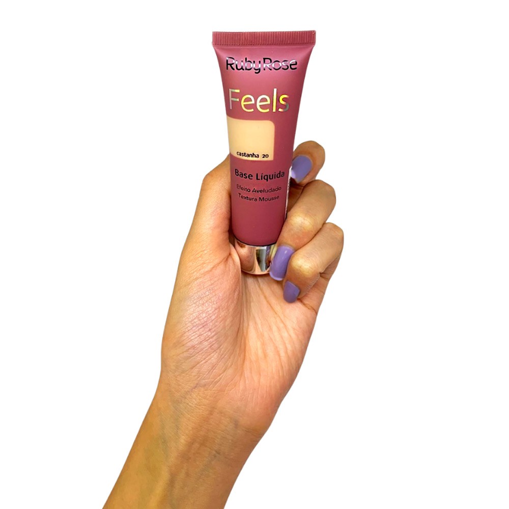 Base Feels Ruby Rose Box 6 unid | lojinha de maquiagem - Virtual