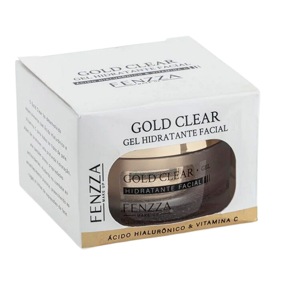 Gel Hidratante Gold Clear Fenzza | Makes atacado - Virtual Make