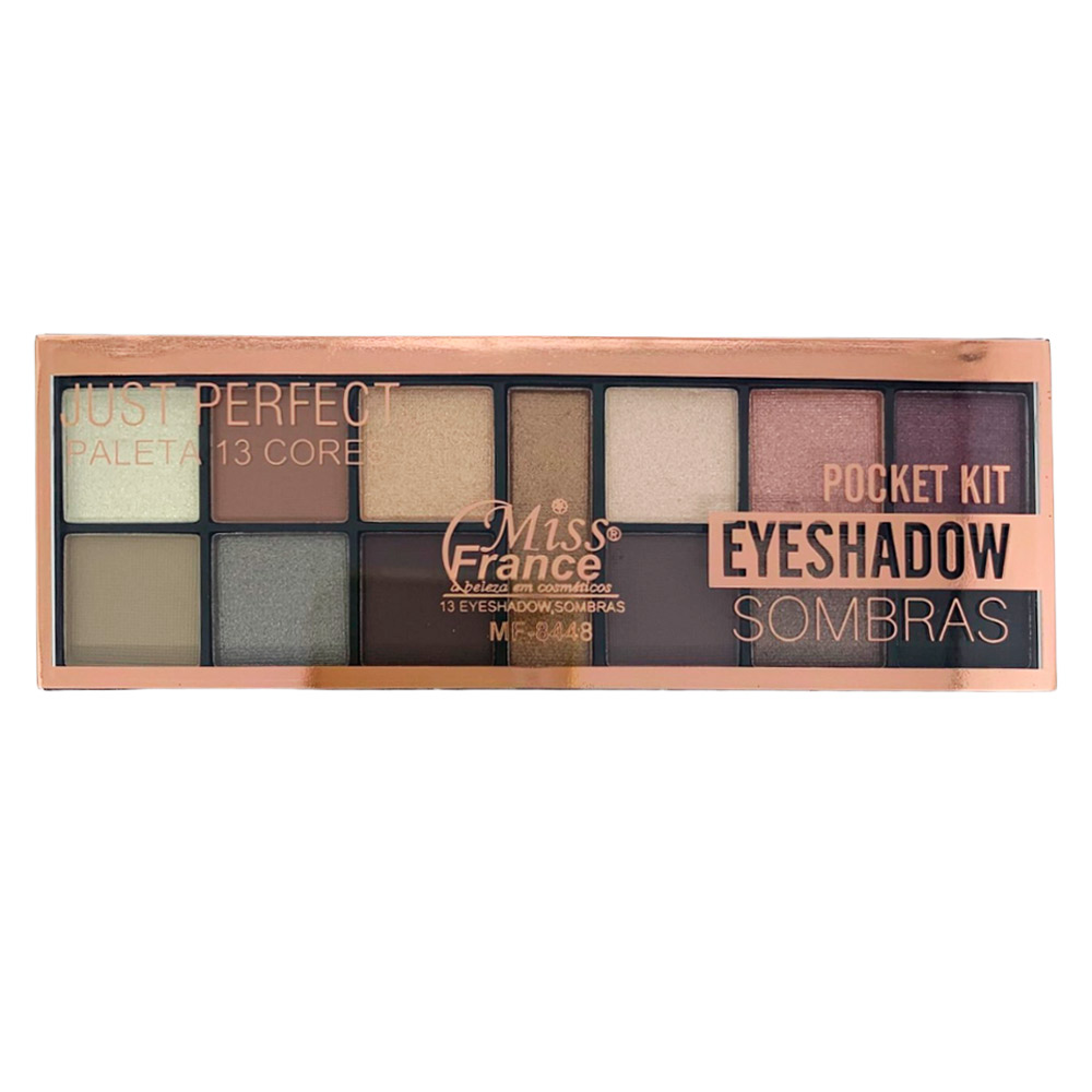 Paleta de Sombras Just Perfect Miss France | Kit de Maquiagem