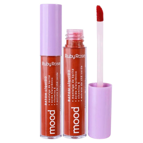 Batom Líquido Mood Triumph 15 Ruby Rose | Atacado para Revender