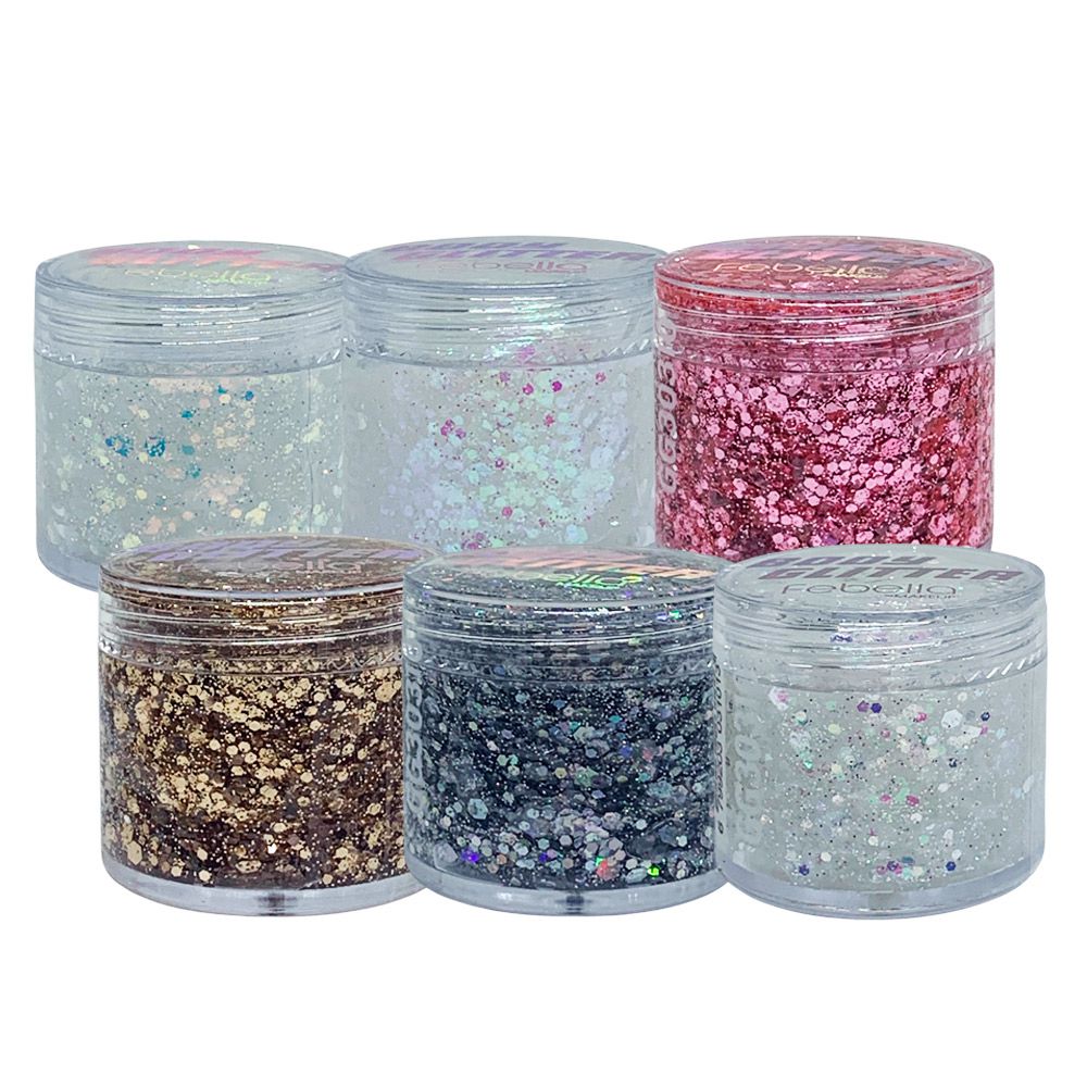 Glitter em Gel Corporal Body Glitter Febella | Atacado Make
