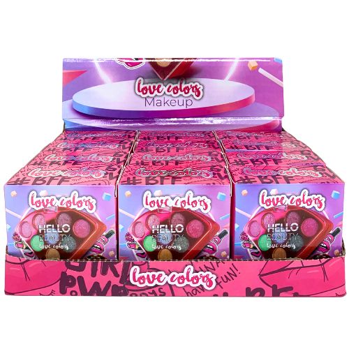 Kit Maquiagem Love Colors Hello Beauty | Fornecedor de Maquiagem