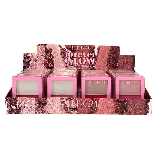 Paleta de Blush e Iluminador Forever Glow Pink 21 | Virtual Make
